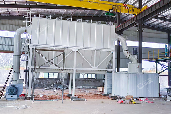 科利瑞克超細環輥磨湖南郴州石墨現場**亮相